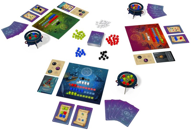 Niza Gams Circolo Streghe gioco da tavolo pozioni famiglia