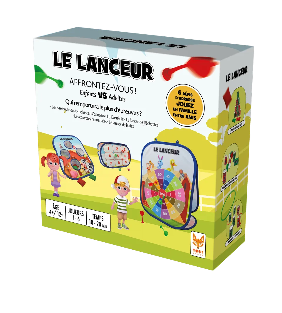 Topi Games The Pitcher gioco di lancio 6 sfide all’aperto