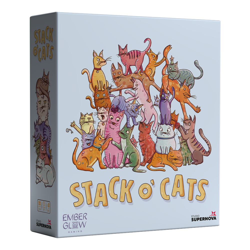 Studio Supernova Stack O' Cats gioco di abilità in legno