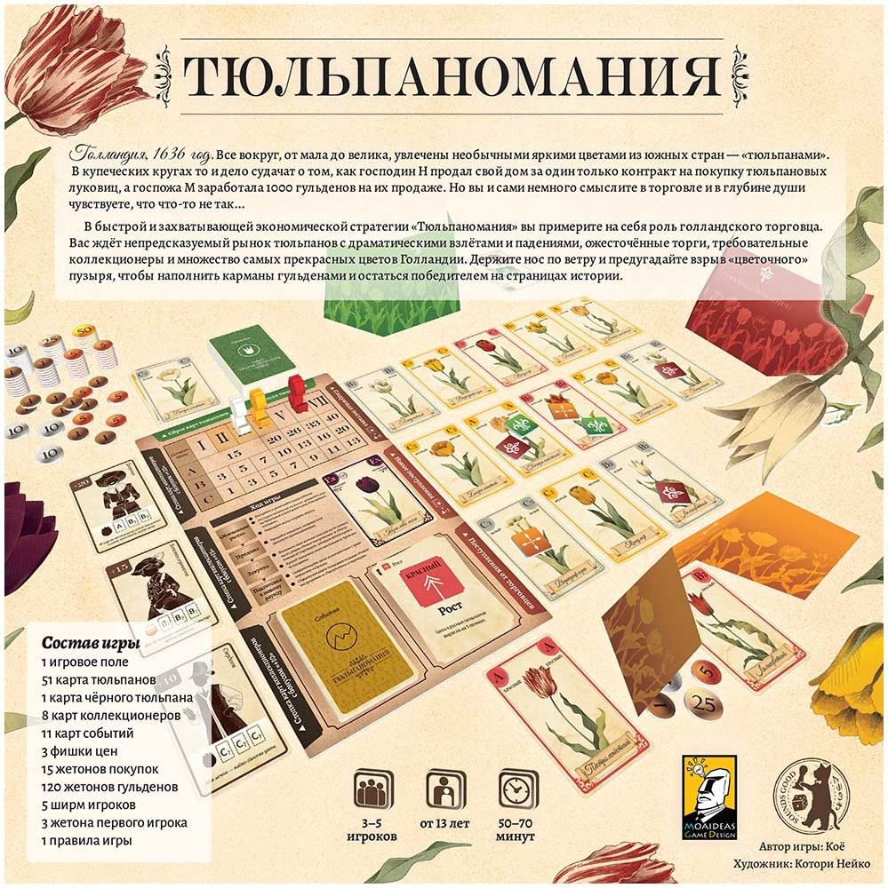 Niza Gams Tulipanomania gioco strategico economico olandese