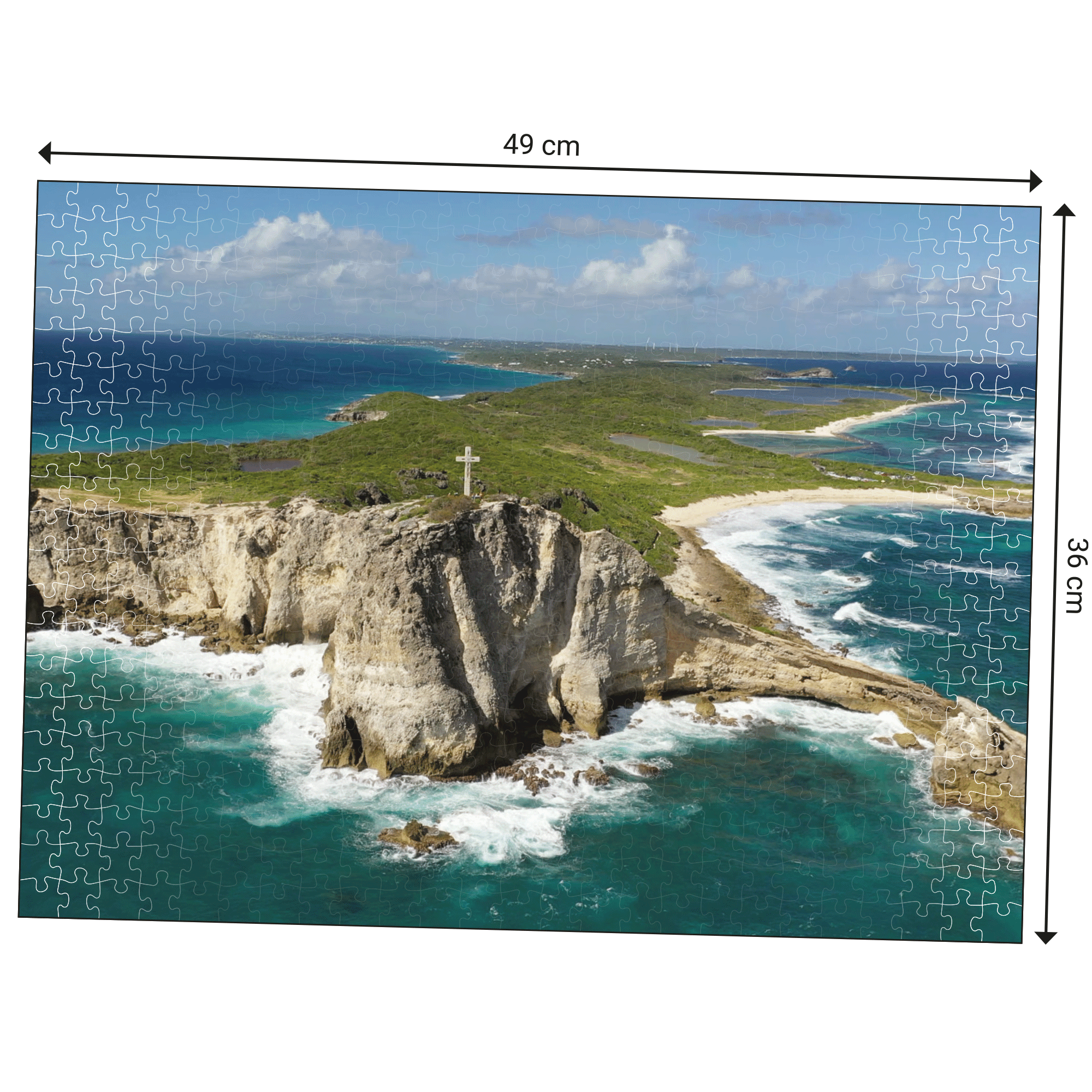 Topi Games Beautiful Escapes Guadeloupe puzzle 500 pezzi