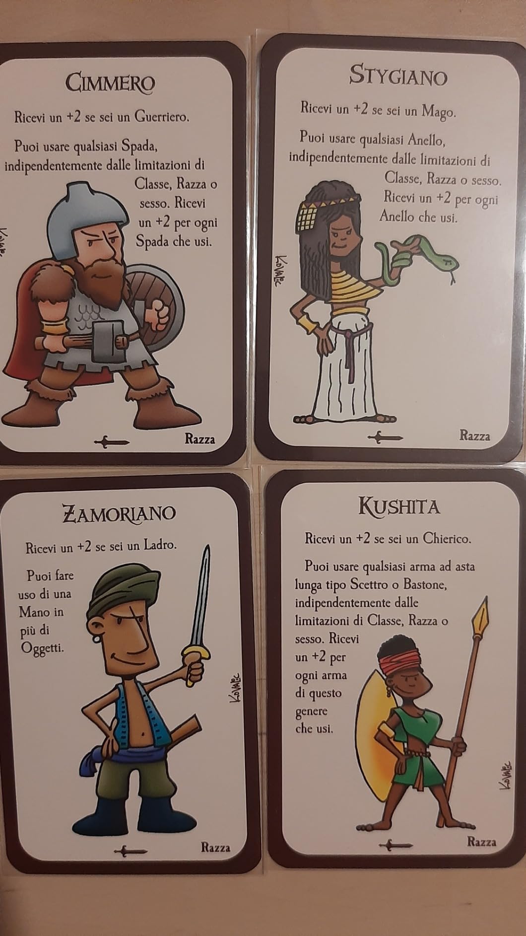 Raven Munchkin Conan gioco di carte base Steve Jackson