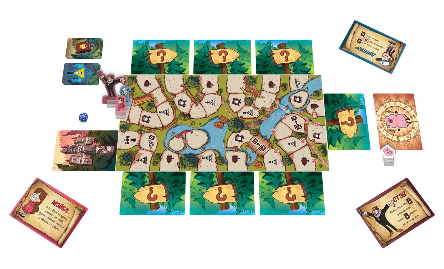 Gravity Falls Salva Puhlya Gioco da Tavolo Cooperativo