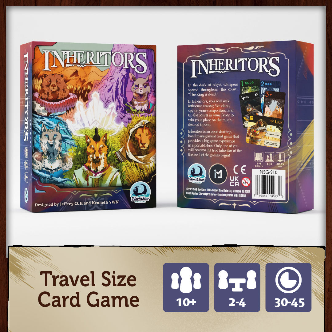 North Star Games Inheritors gioco di carte 2-4 giocatori
