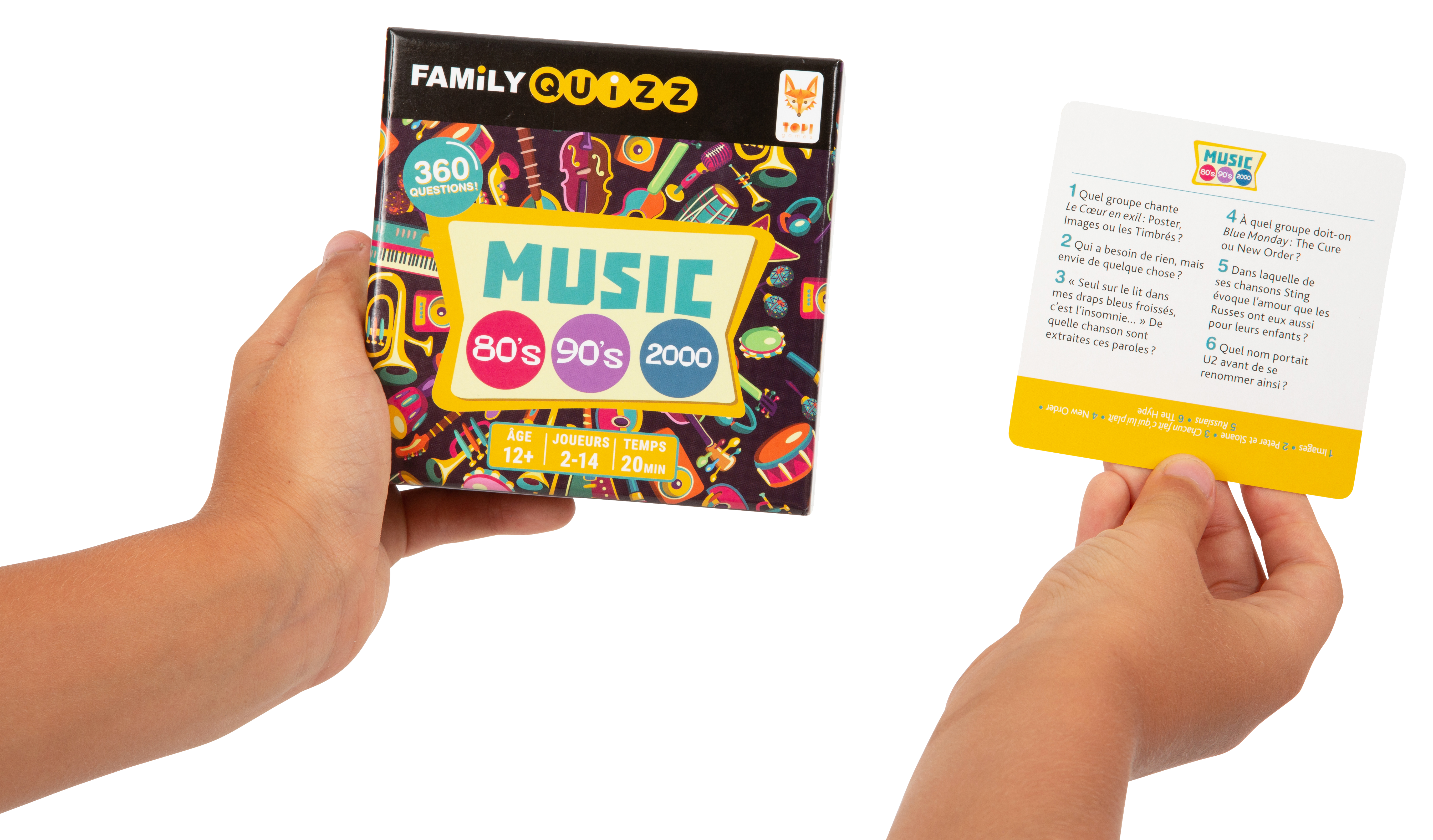 Topi Games Family Quiz Music gioco quiz anni 80 90 2000
