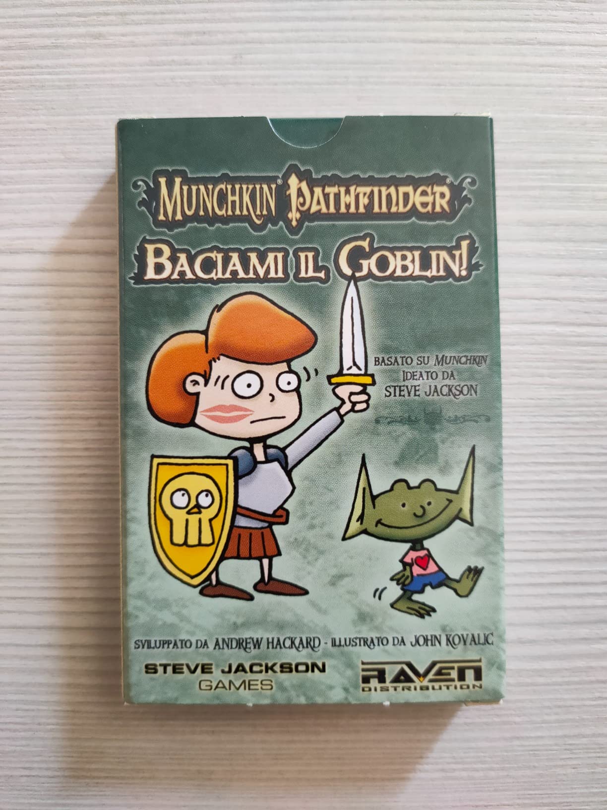 Raven Munchkin Pathfinder Baciami il Goblin espansione