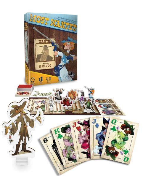 North Star Games Most Wanted gioco carte western 2-8 giocatori