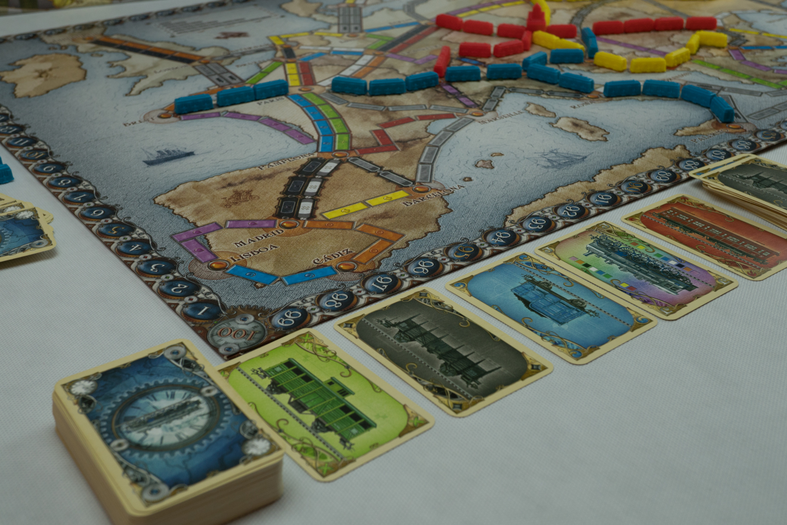 Niza Gams Ticket to Ride Europa gioco da tavolo famiglia