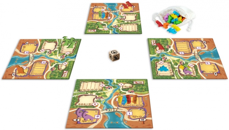 Draftosaurus gioco da tavolo dinosauri parco famiglia