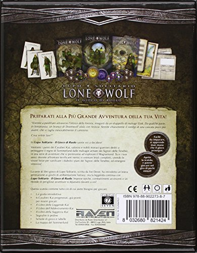 Raven Lupo Solitario Lone Wolf gioco di ruolo manuale base