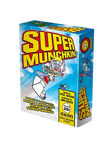 Raven Edizioni Super Munchkin gioco da tavolo supereroi