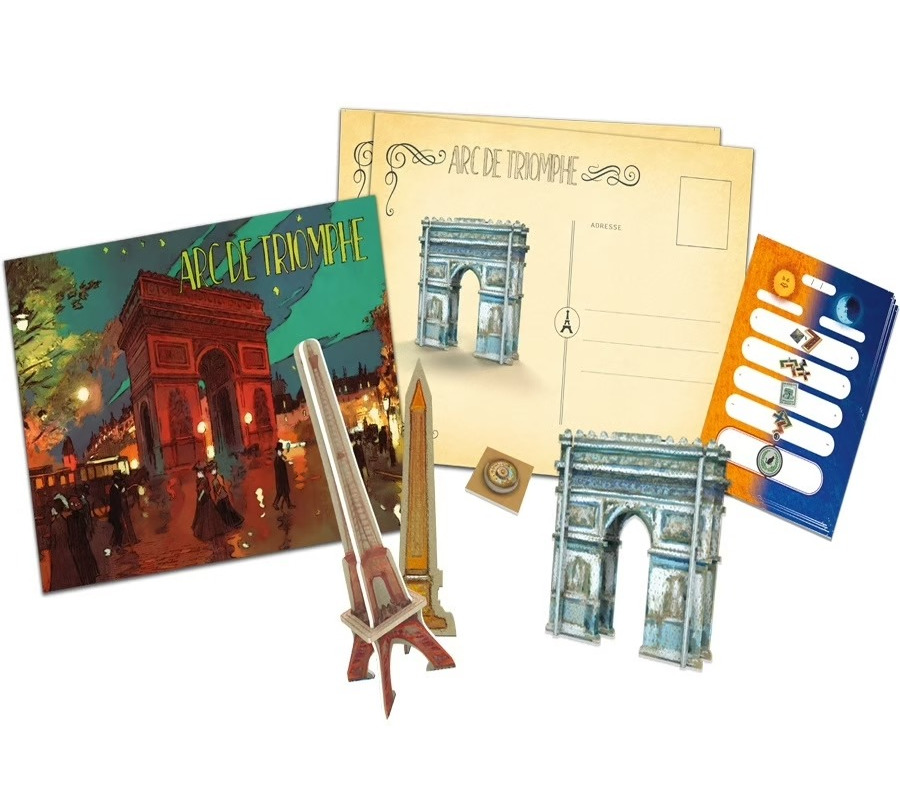 Niza Gams Paris Eiffel espansione gioco da tavolo 2 giocatori