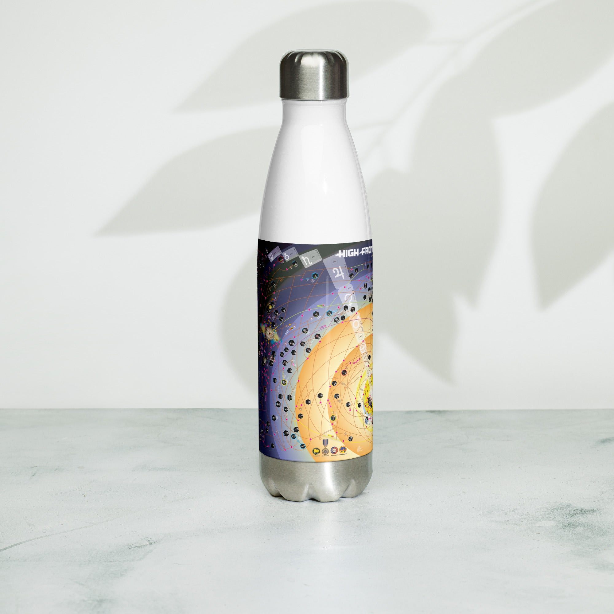 ION High Frontier 4 All borraccia acciaio 500 ml mappa