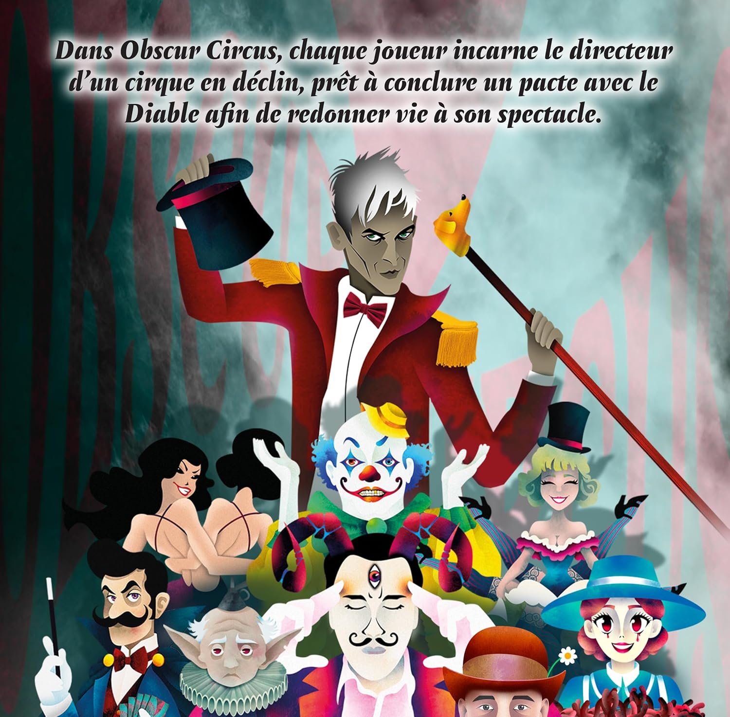Topi Games Obscure Circus gioco da tavolo circo