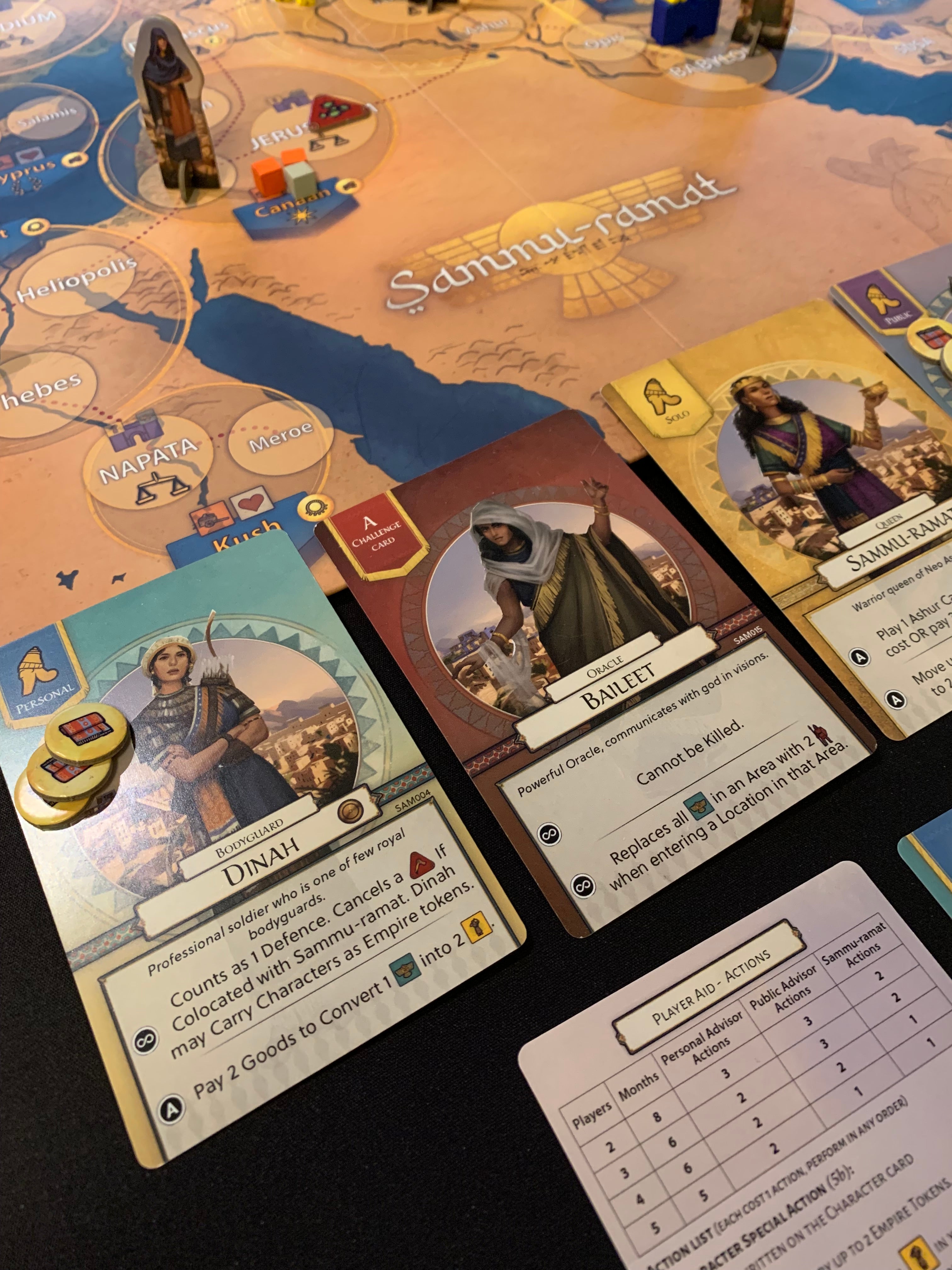ION Games Sammu-ramat gioco da tavolo storico cooperativo