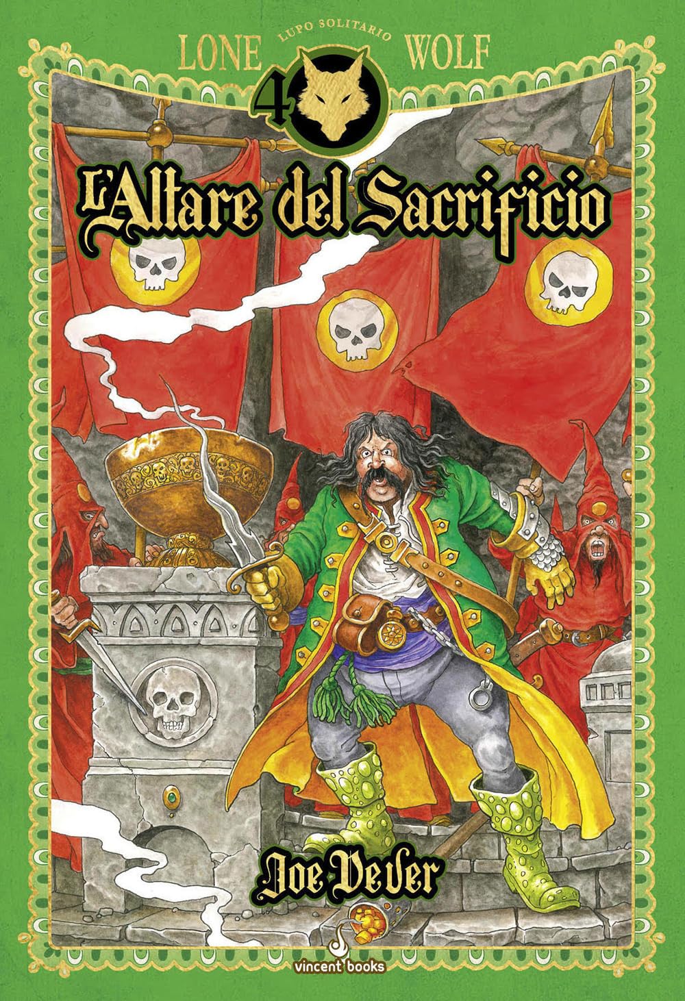 Raven Lupo Solitario L'Altare del Sacrificio librogame edizione quarantennale