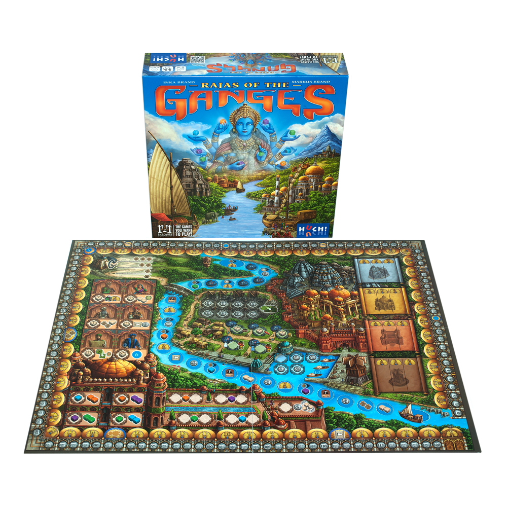 Niza Gams Rajas of Ganges gioco da tavolo dadi lavoratori