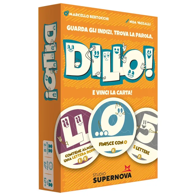 Studio Supernova Dillo! party game di parole veloce