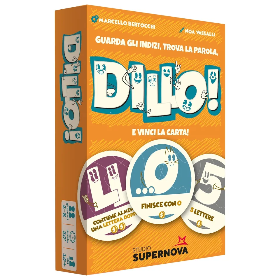 Studio Supernova Dillo! party game di parole veloce