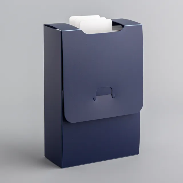 Niza Gams UniqCardFile Taro 40 mm portacarte blu