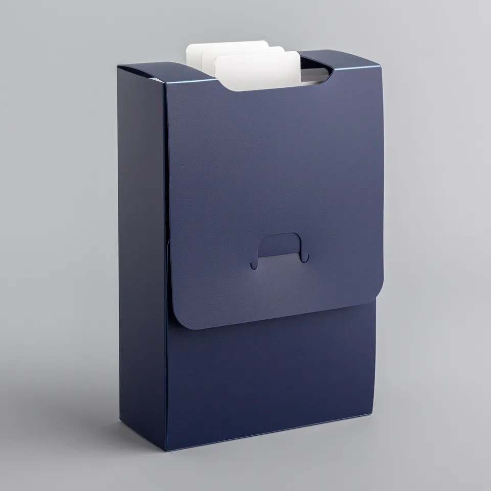 Niza Gams UniqCardFile Taro 40 mm portacarte blu