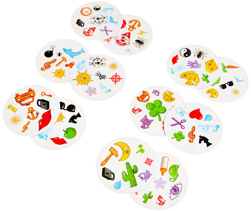 Niza Gams Dobble gioco di carte velocità base osservazione