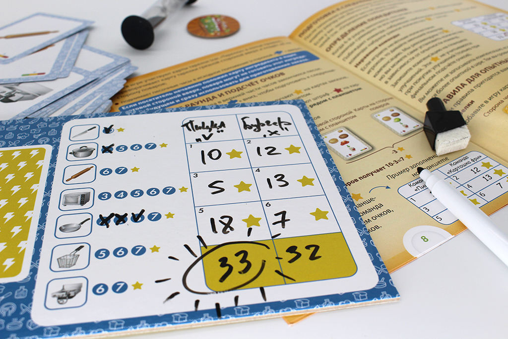 Cucina Folle gioco di carte cuochi squadra 2 minuti