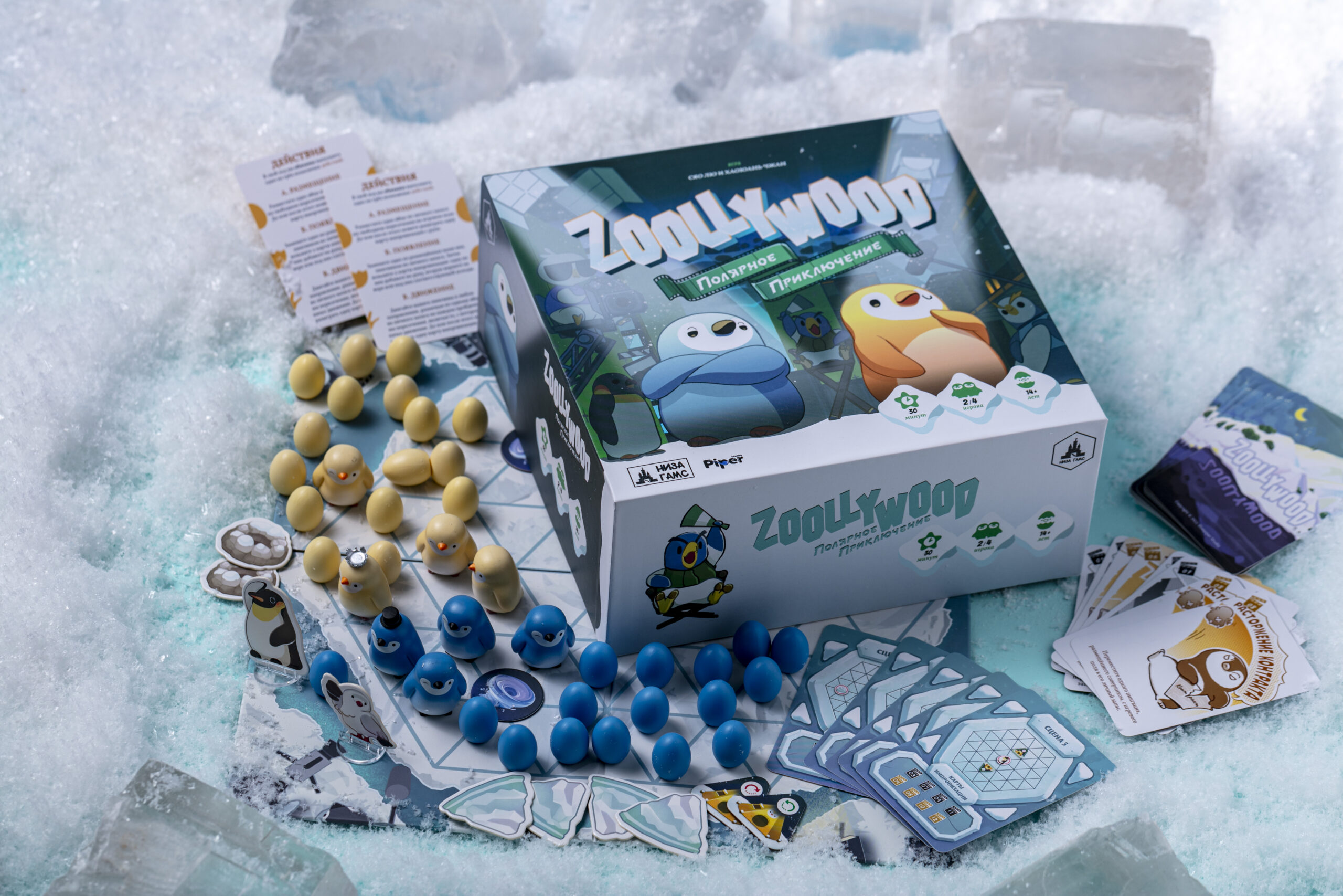 Niza Gams Zoollywood Avventura Polare gioco di carte