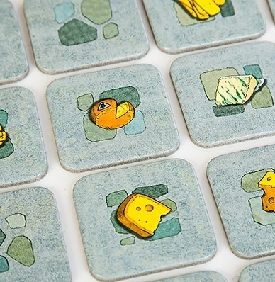 Niza Gams Castello Formaggio gioco tavolo famiglia 4 topi