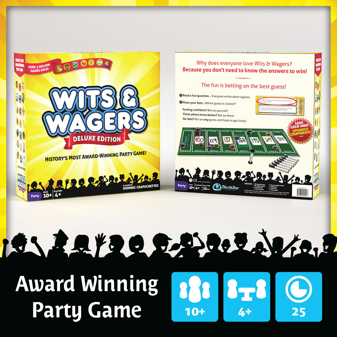 North Star Games Wits & Wagers Deluxe Edition gioco party 3-7 giocatori