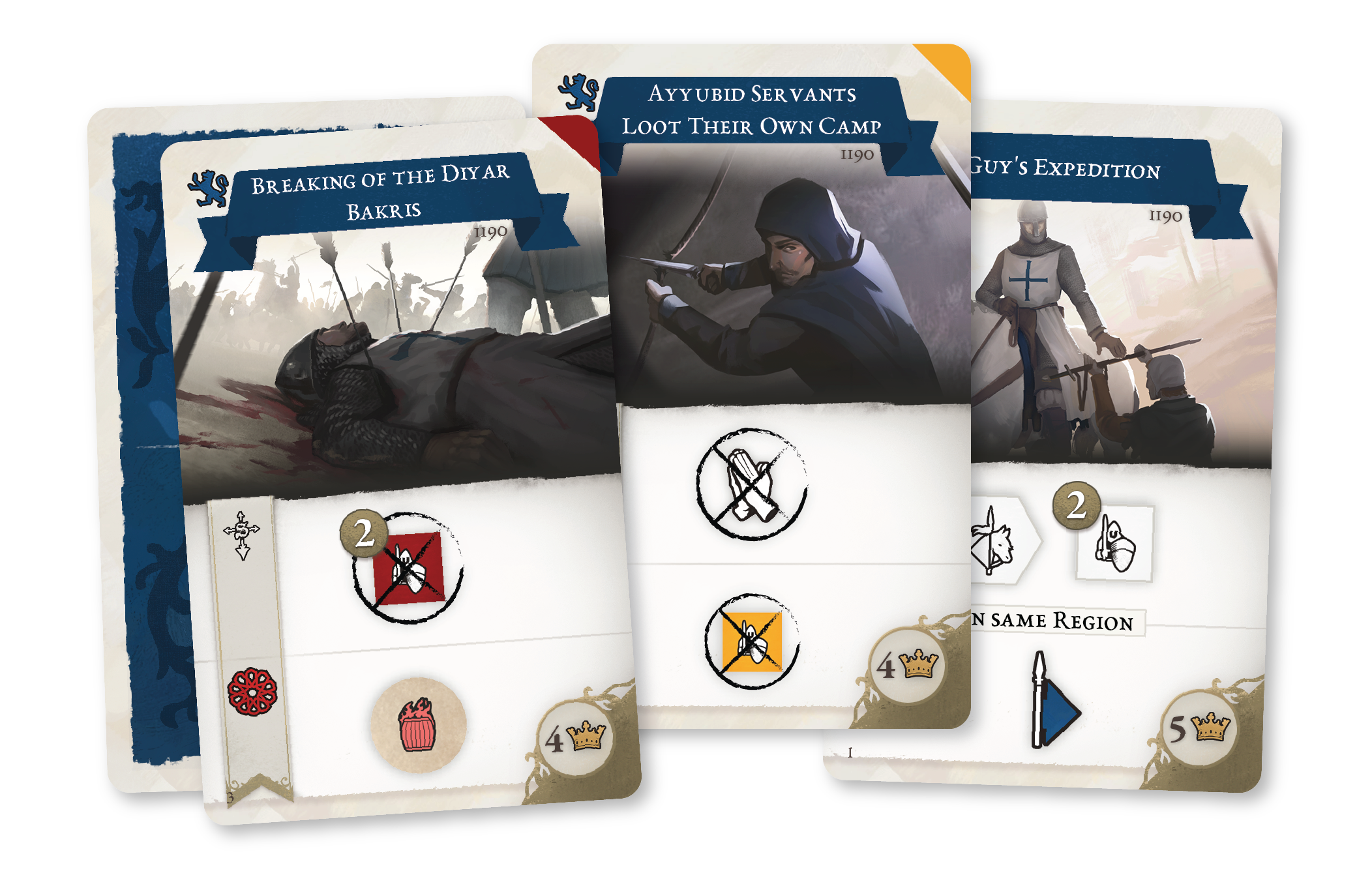 ION Games Third Crusade gioco da tavolo strategico