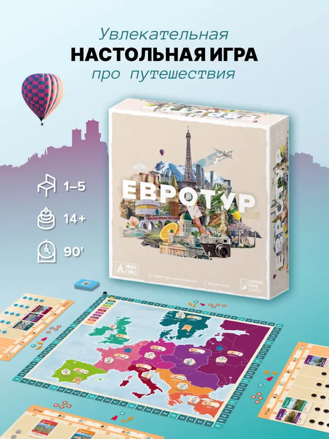 Niza Gams Eurotour gioco da tavolo viaggio