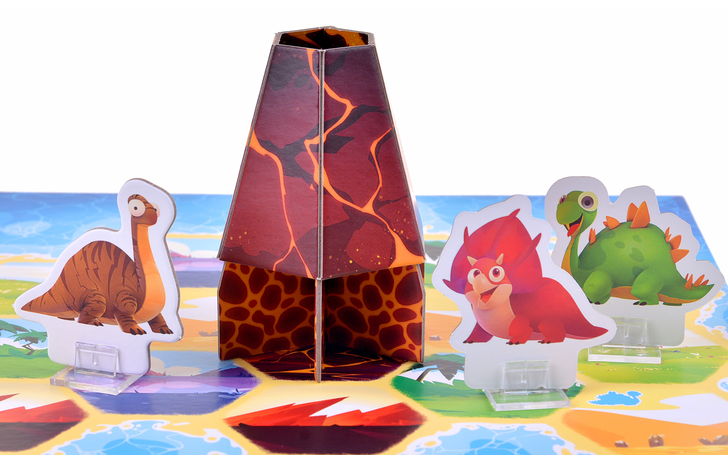 Niza Gams Dinoostrov gioco cooperativo bambini vulcano