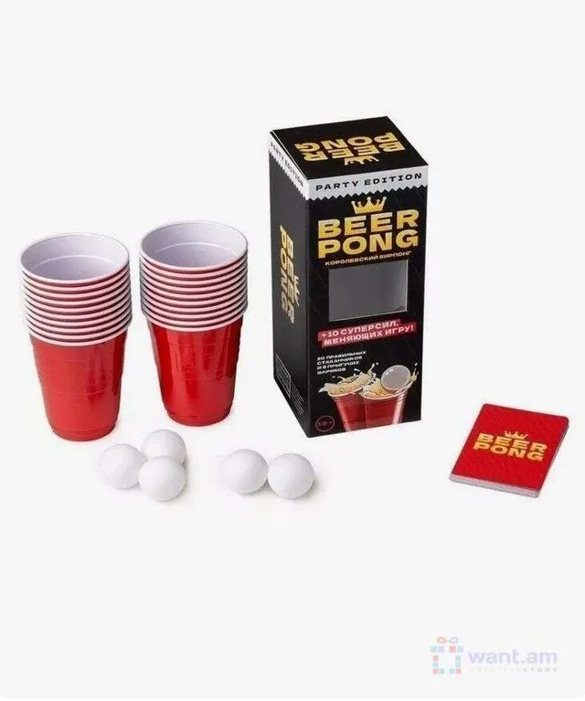 Niza Gams Beer Pong Royal gioco party con bicchieri