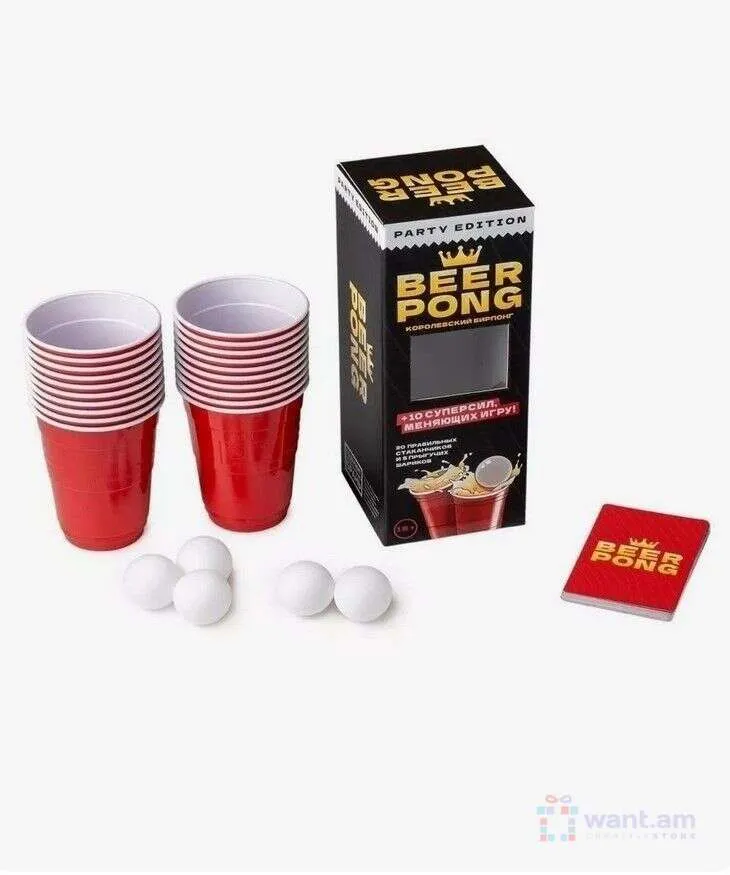 Niza Gams Beer Pong Royal gioco party con bicchieri