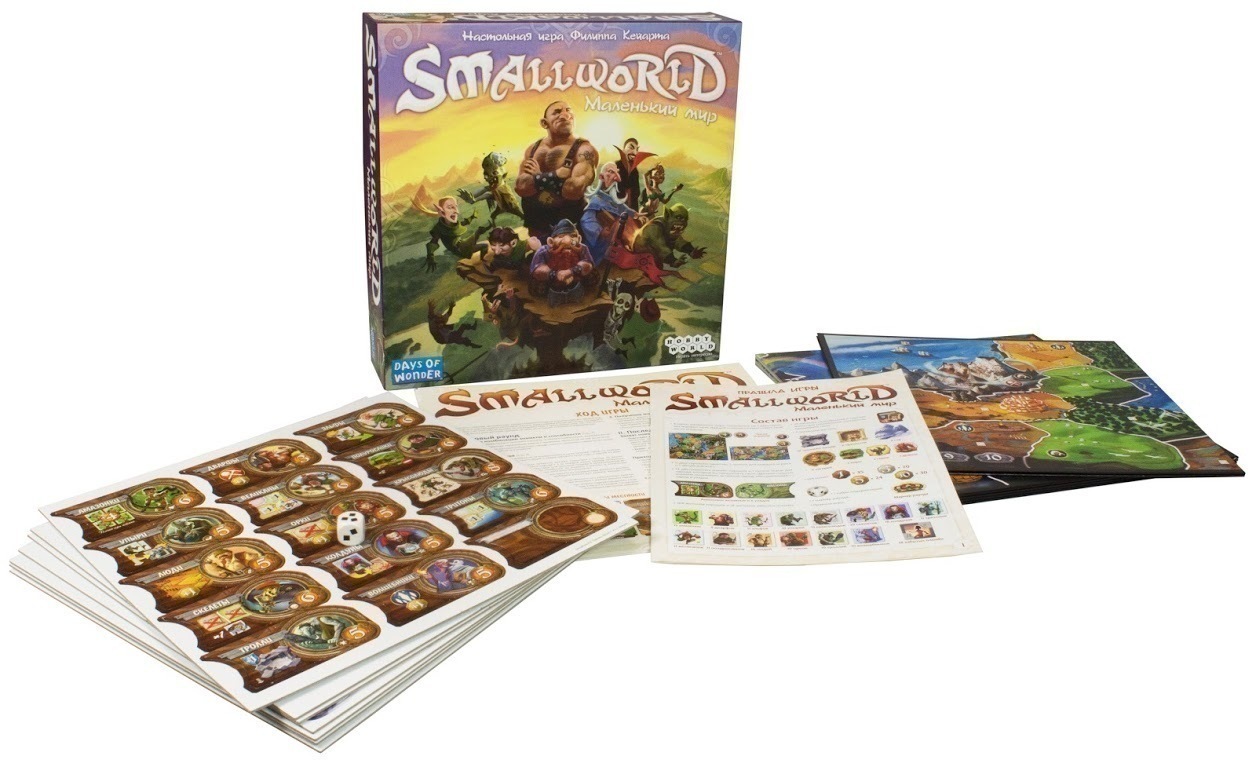 Niza Gams Small World Piccolo Mondo gioco da tavolo razze