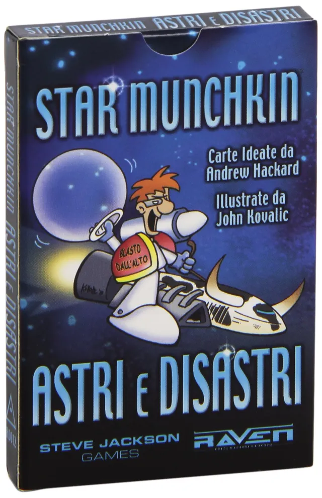 Raven Edizioni Star Munchkin Astri e Disastri espansione 18 carte