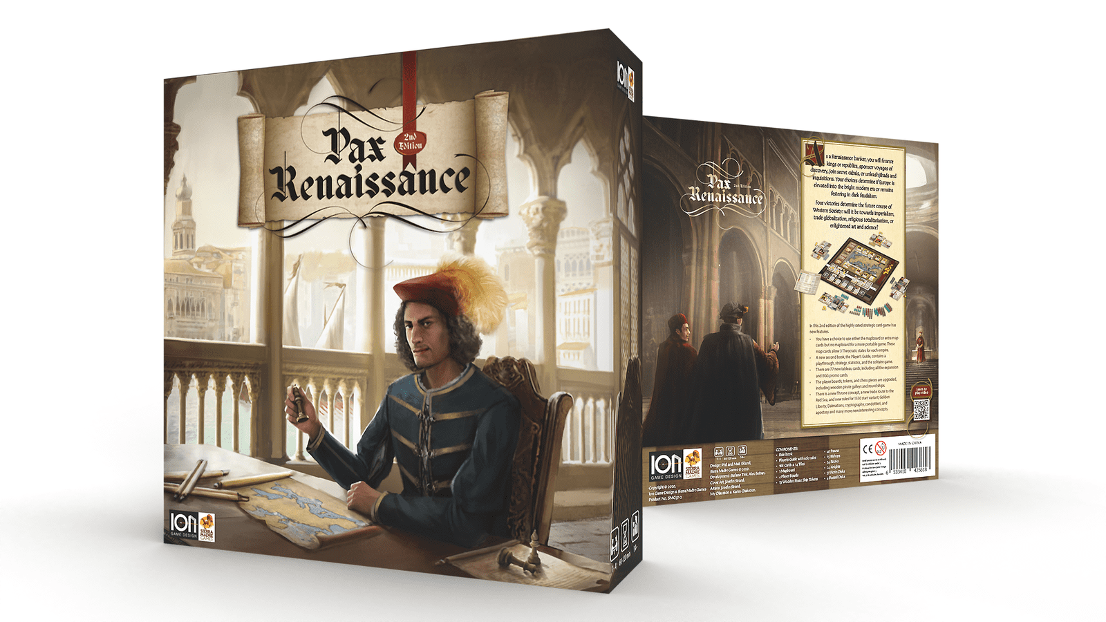 ION Games Pax Renaissance 2nd Edition gioco da tavolo retail