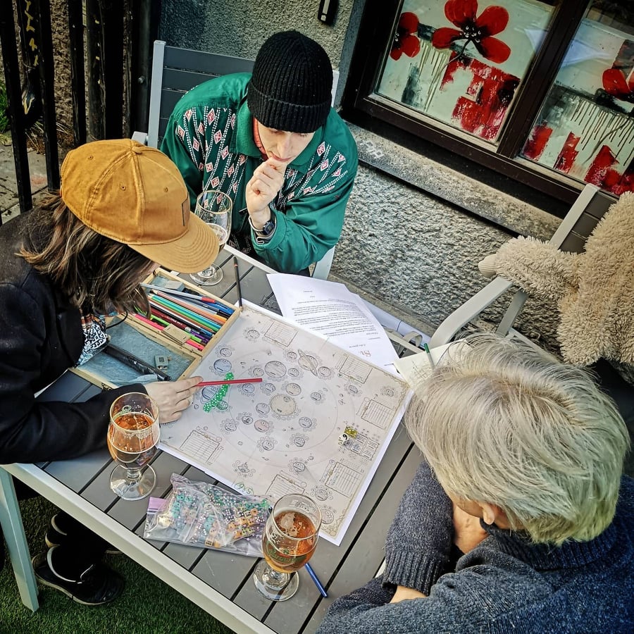ION Games StegegetS Solar System gioco da tavolo famiglia
