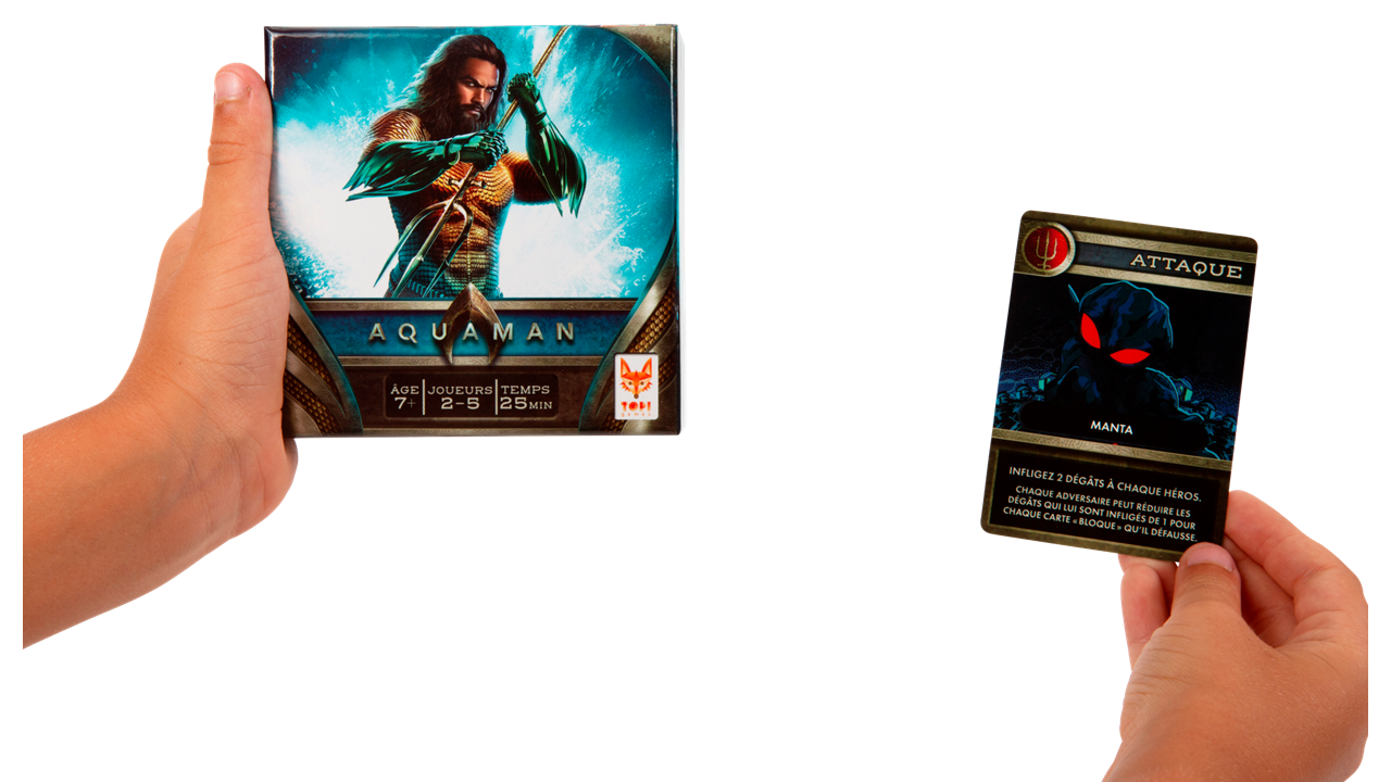 Topi Games Aquaman The Game gioco di carte eroi