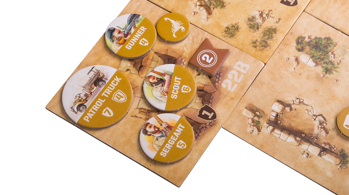 Undaunted Nord Africa gioco di carte guerra 2 giocatori