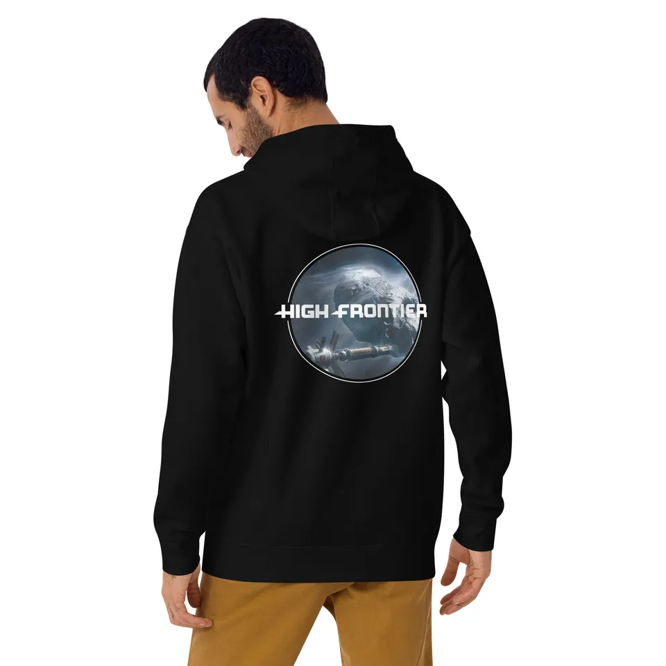 ION High Frontier felpa con cappuccio stampa posteriore