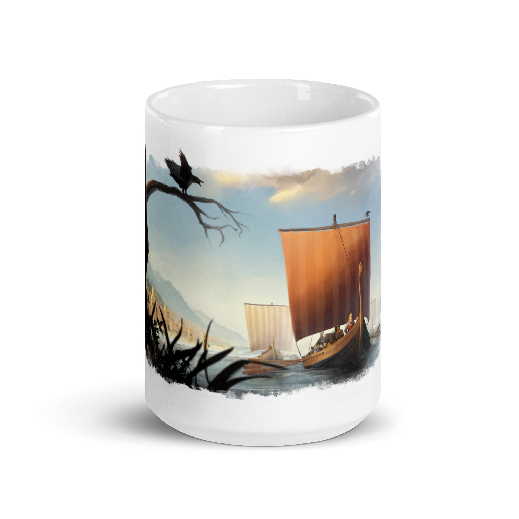 ION Pax Viking tazza bianca in ceramica
