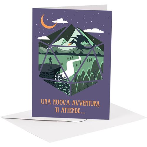 Studio Supernova BA05 Gioco Avventura biglietto auguri con busta