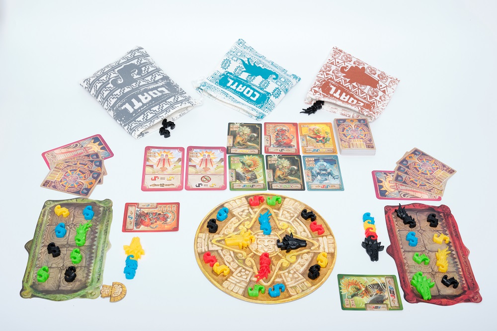 Synapses Cóatl gioco da tavolo base astratto azteco