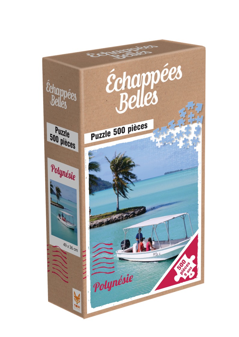 Topi Games Beautiful Escapes Polynesia puzzle 500 pezzi oceano