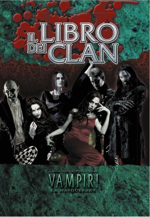 Raven Vampiri 20° Anniversario Libro dei Clan manuale gioco di ruolo