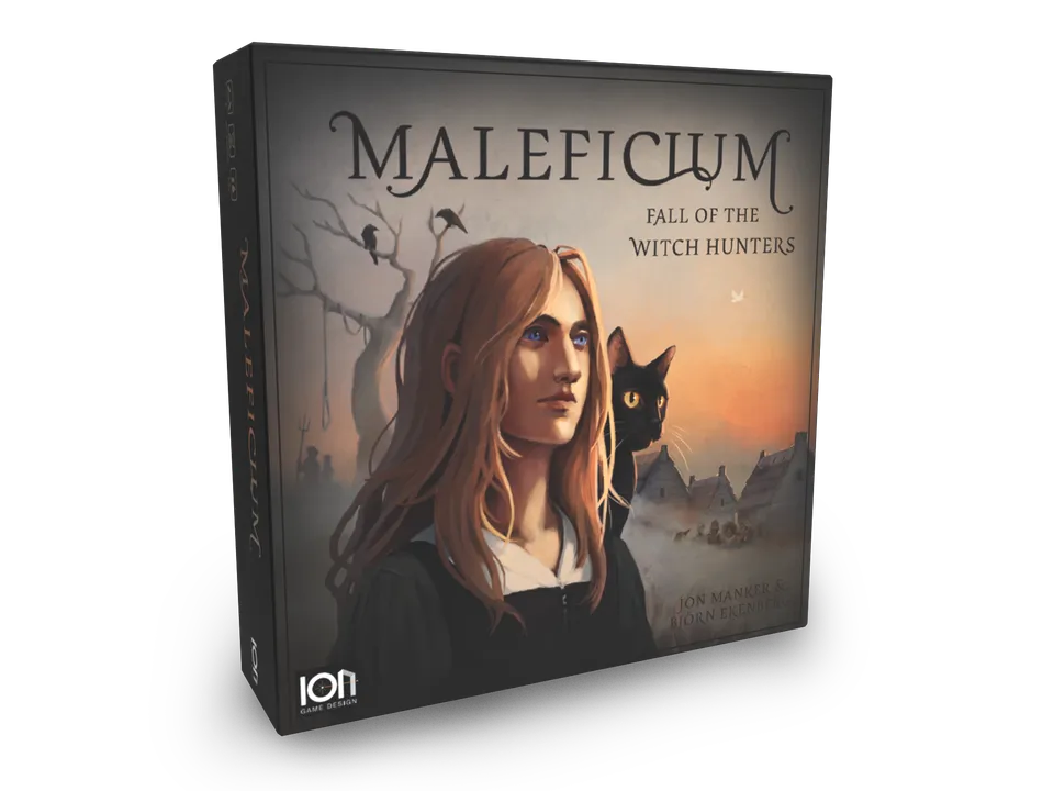 ION Games Maleficium Fall of the Witch Hunters gioco da tavolo storico