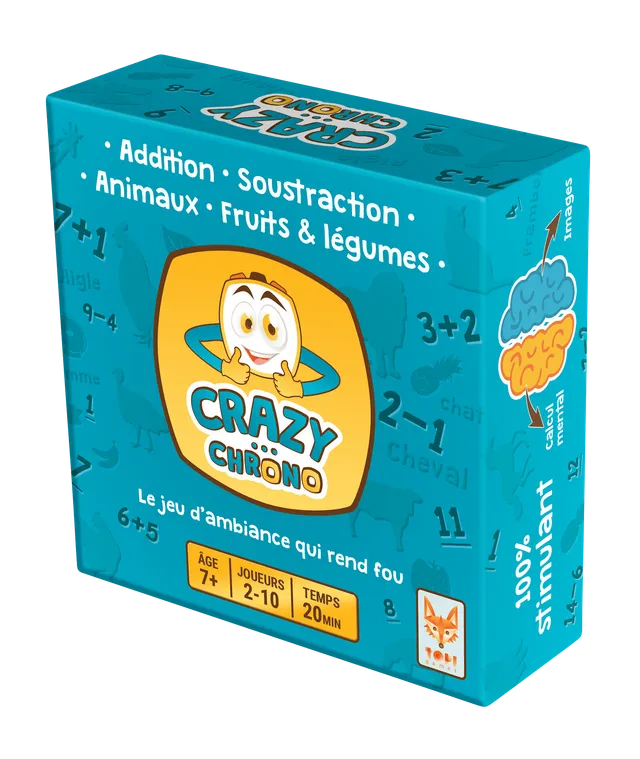 Topi Games Crazy Chrono Animals gioco di carte riflessi