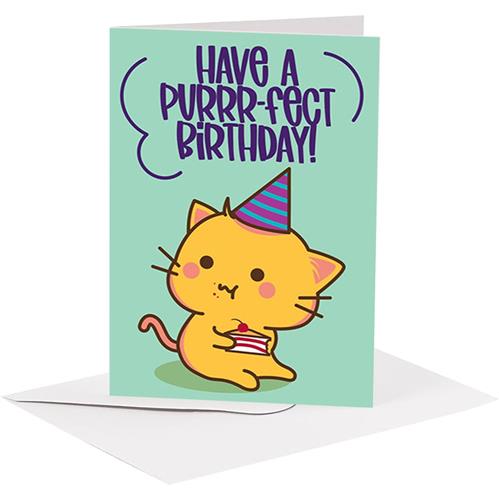 Studio Supernova BA03 Kawaii Purrr-fect biglietto auguri con busta